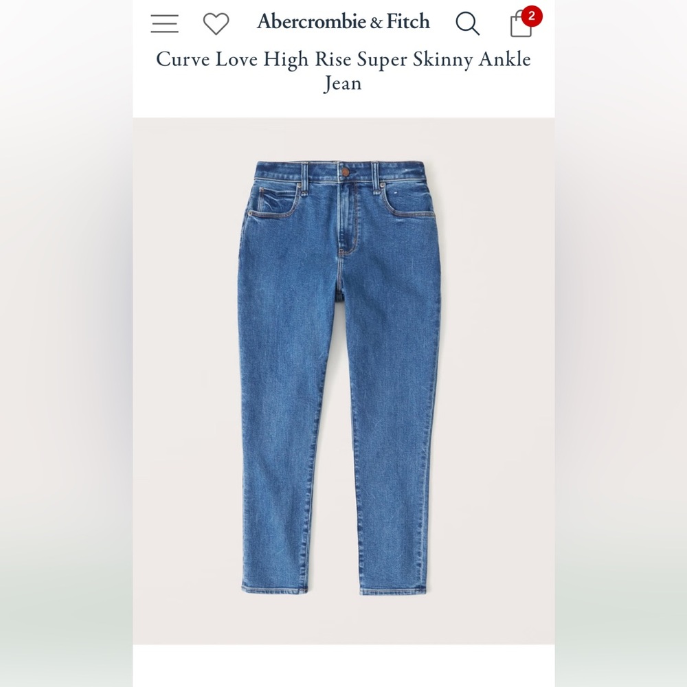 Abercrombie Jeans 24 skinny jean NWT in original bad